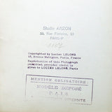 Robe de Lucien Lelong, photographie d'époque du studio Anzon (circa 1935)