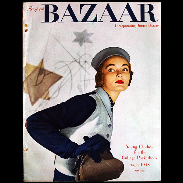 Harper's Bazaar (1948, août), couverture de Louise Dahl-Wolfe