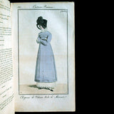 Le Journal des Dames et des Modes, Costumes Parisiens, réunion des 72 livraisons de la 21ème année (1817)