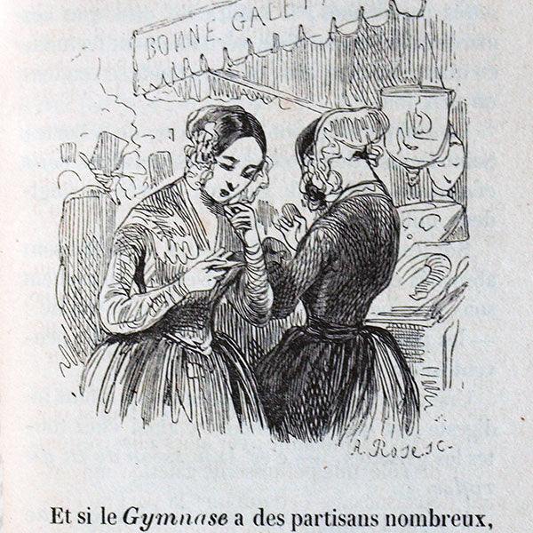 Physiologie de la Grisette par Louis Huart, vignettes de Gavarni (1840)