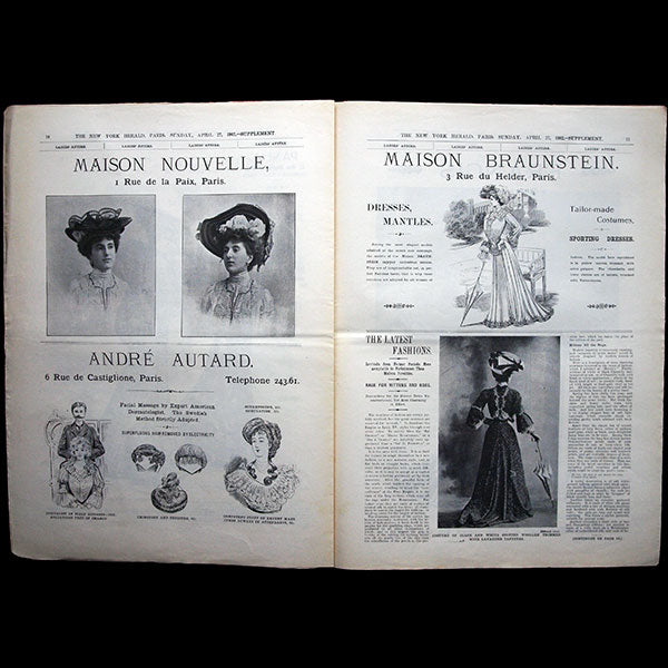 The New York Herald Fashion Supplement, April 27th 1902