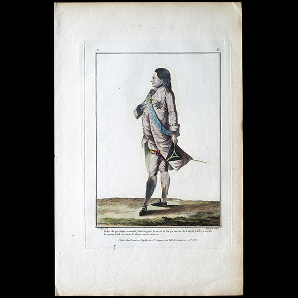 Gallerie des Modes et Costumes Français, gravure n° O 81, Habit de Printemps (1778)