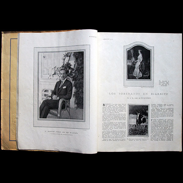 Biarritz - Gazette éditée par P.O.-MIDI, les chemins de fer d'Orléans et du Midi (1926)