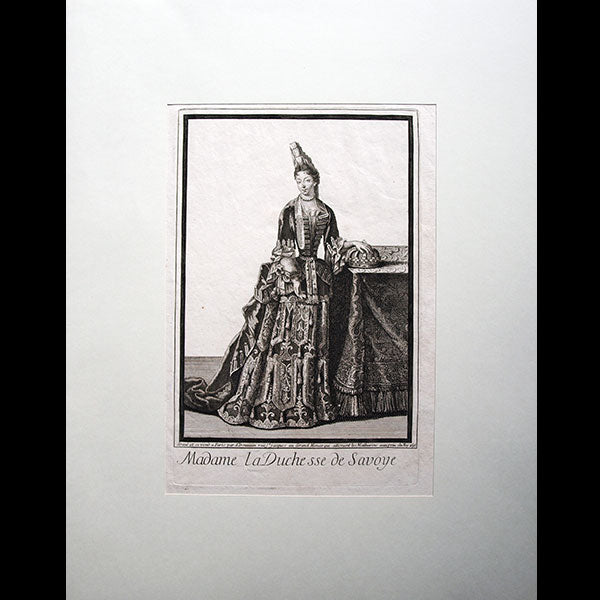Collection de portraits en mode de Trouvain, Arnoult et Bonnart (circa 1680-1710)