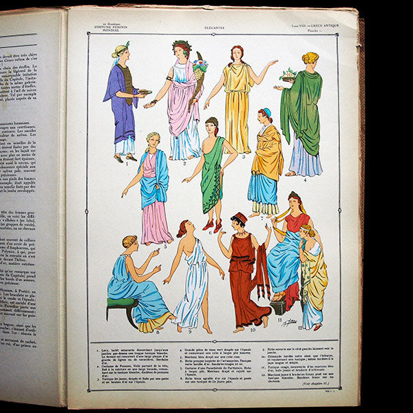 L'Histoire du Costume Féminin Mondial de l'an 5318 avant J. C. à nos jours (circa 1923)