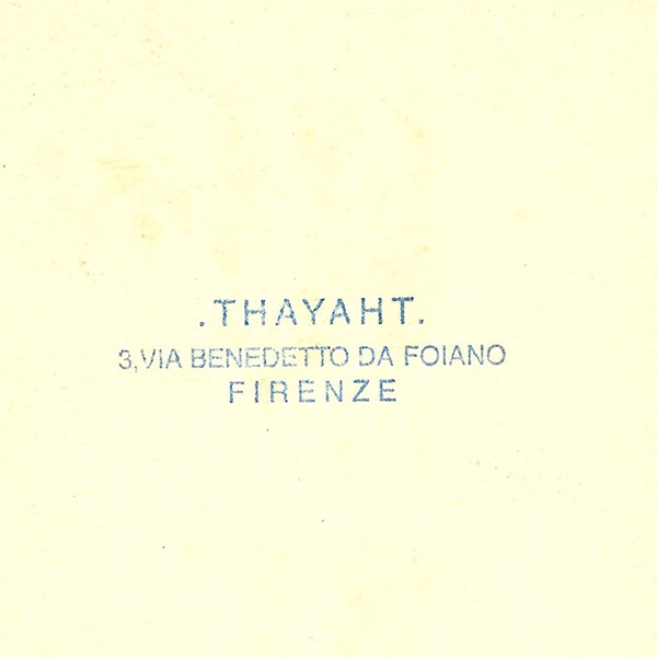 Vionnet - Dessin original de Thayaht pour une carte (circa 1920)