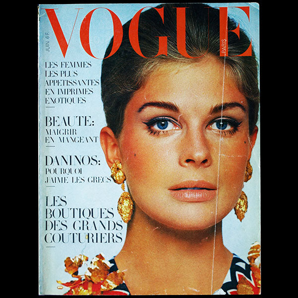 Vogue France (juin 1967), couverture de David Bailey