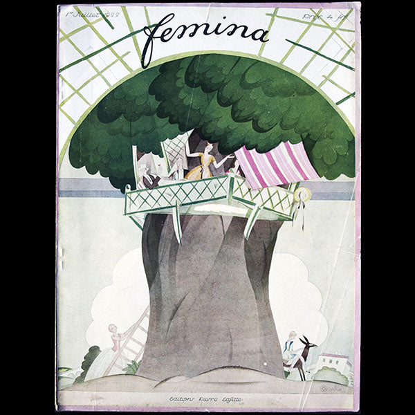 Fémina (juillet 1922), couverture de Charles Martin