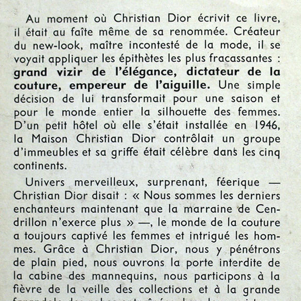 Christian Dior et moi (1956)