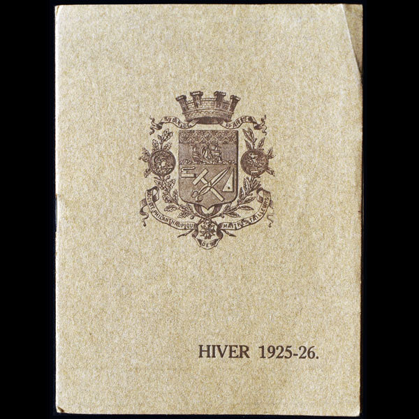 Société philanthropique des Maîtres-Tailleurs de Paris, Hiver 1925-1926