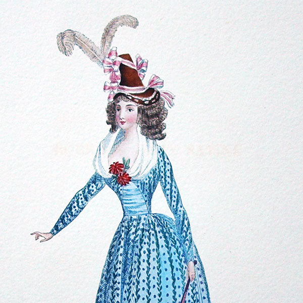 Documents pour l'Histoire du Costume de Louis XV à Louis XVIII, réunion de 8 planches (1911)