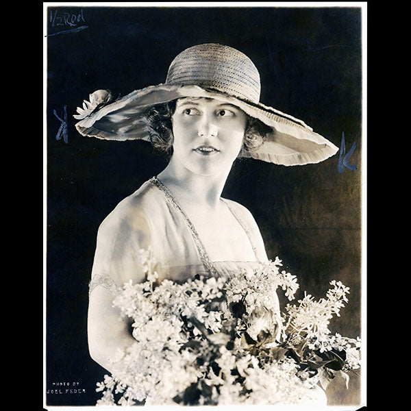Jeanne Lanvin - Chapeau de paille toscane (1922)