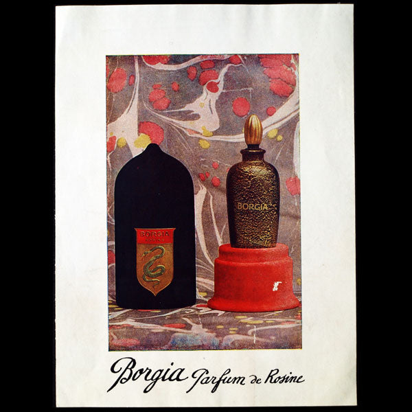 Borgia, parfum de Rosine, Paul Poiret (circa 1920)