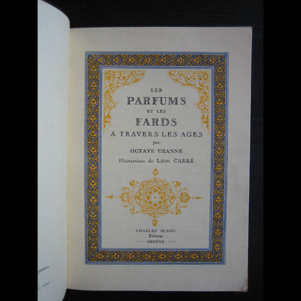 Uzanne - Parfums et Fards à travers les âges, illustrations de Léon Carré (1927)