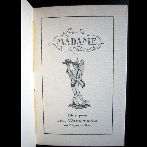Wanamaker - Livre de Madame, illustré par George Barbier (1918)
