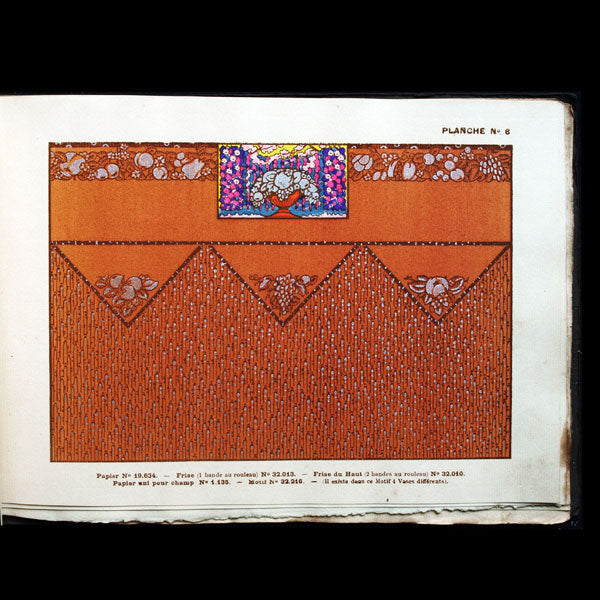 Nouvelles Combinaisons Décoratives, modèles de papiers peints au pochoir (1924)