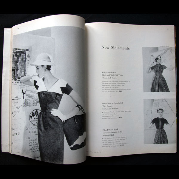 Harper's Bazaar (1954, février), couverture de Richard Avedon