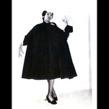 Christian Dior - Manteau court en taffeta (1953)