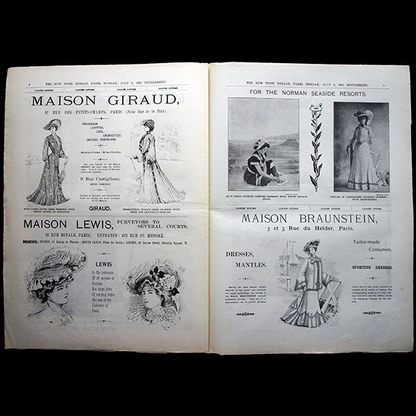 The New York Herald Fashion Supplement, July 6th 1902