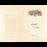 Paquin-Bertholle - Invitation à l'inauguration des agrandissements, illustration de Bernard Boutet de Monvel (1908)