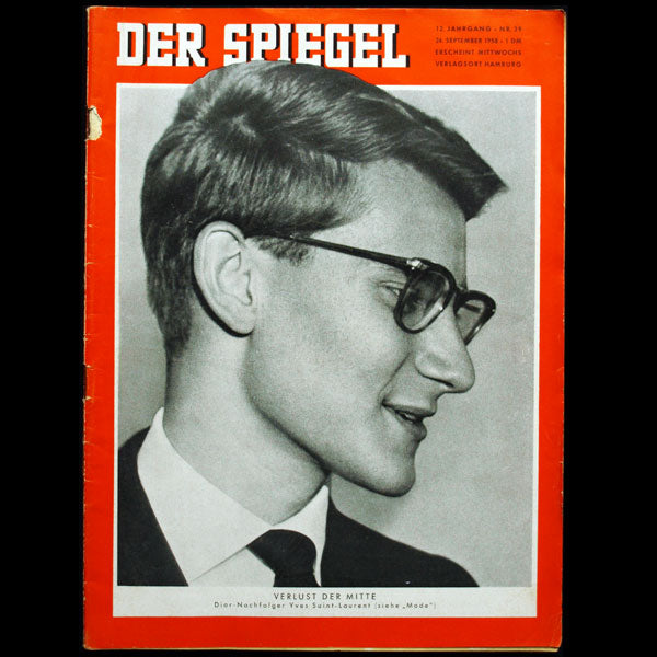 Der Spiegel - Dior-Nachfolger Yves Saint-Laurent (1958)