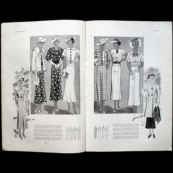Modes et Travaux, 1er août 1935, couverture d'un modèle de Chanel