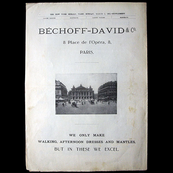 The New York Herald Fashion Supplement, March 2nd 1902