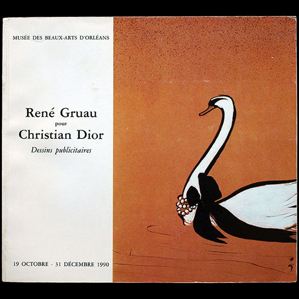 René Gruau pour Christian Dior, dessins publicitaires - catalogue de l'exposition du Musée d'Orléans (1990)