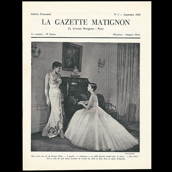 Heim - Gazette Matignon, n°3 (1950, septembre), couverture de Maywald