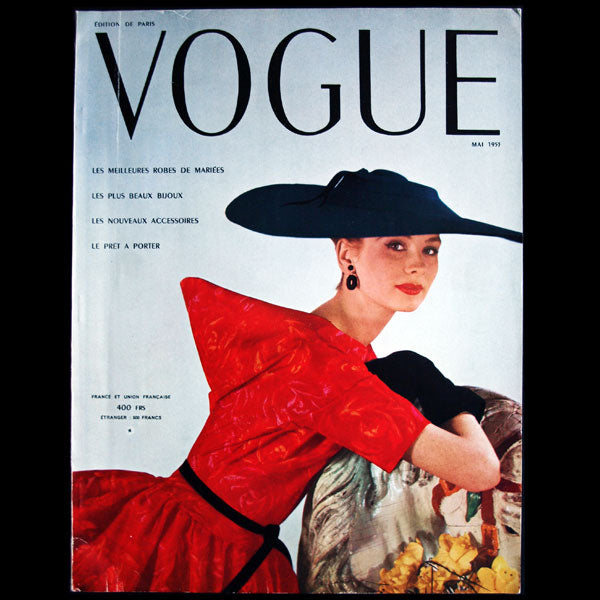 Vogue France (1er mai 1953), couverture d'Henry Clarke