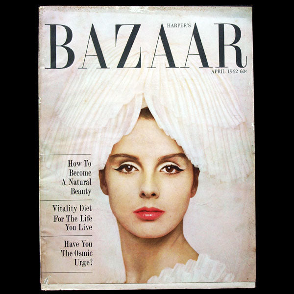 Harper's Bazaar (1962, avril), couverture de Melvin Sokolsky
