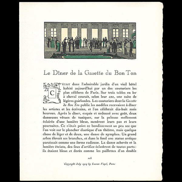 Gazette du Bon Ton (n°7, 1914)