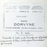 Ensemble Up-to-date de Lucien Lelong, photographie d'époque du studio Dorvyne (circa 1935)