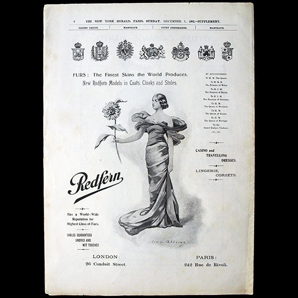 The New York Herald Fashion Supplement, December 7th 1902