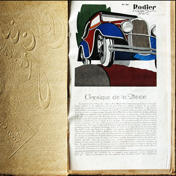 Le Goût Parisien, Croquis Manteaux (Hiver 1933)