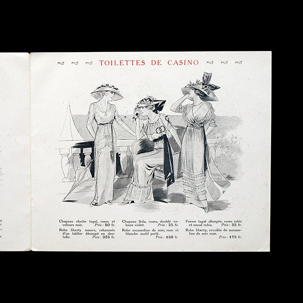 Georges Desbrosses - La Mode et la Couture, dépliant de la maison de couture (circa 1910)