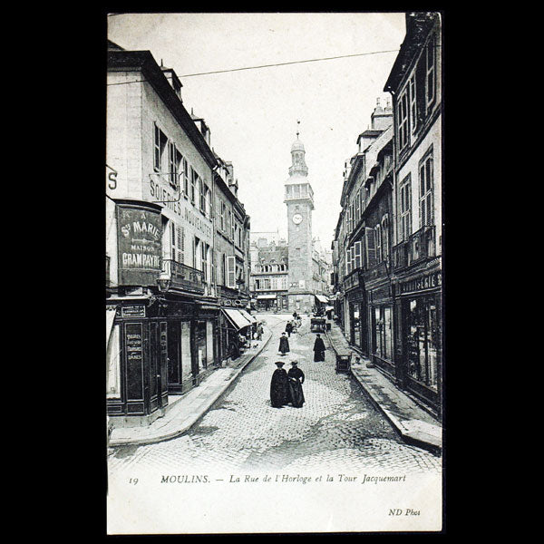 A Ste Marie, Maison Grampayre, à Moulins, passementerie, dentelles, soieries, nouveautés (circa 1910)