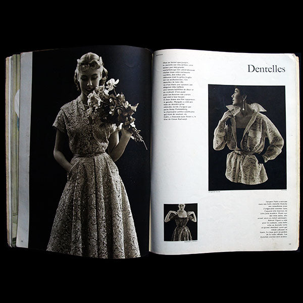 L'Officiel de la mode et de la couture de Paris (février 1950), couverture de Pagès