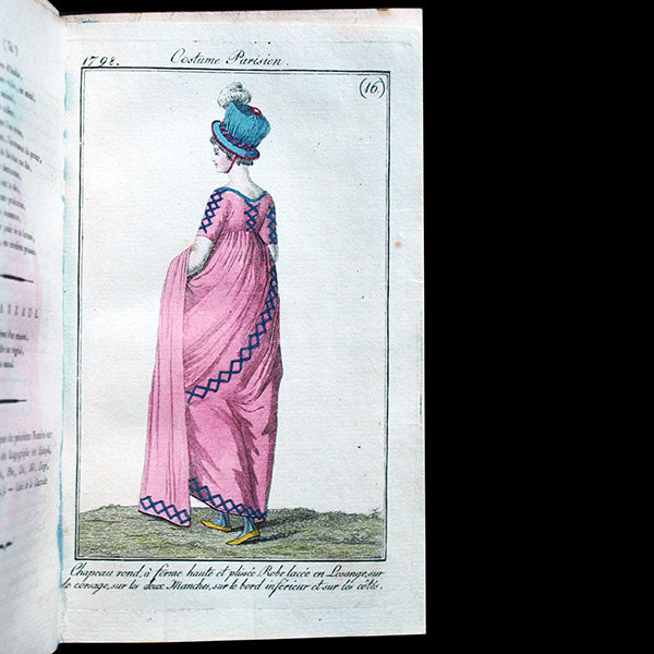 Le Journal des Dames et des Modes, édition allemande, ensemble des 26 livraisons de l'année 1798
