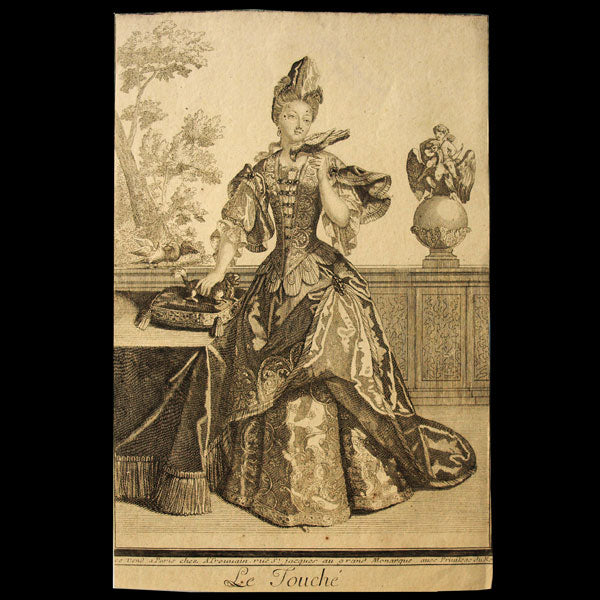 Trouvain - Le Touché, allégorie en mode (1690)