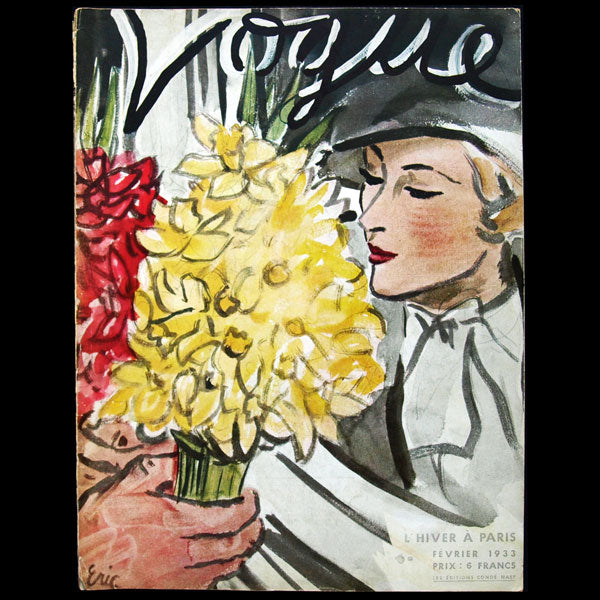 Vogue France (1er février 1933), couverture d'Eric