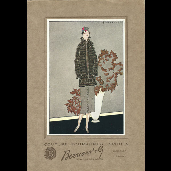 Fourrures, Couture, Sports, plaquette de la maison Bernard & Cie (1925)