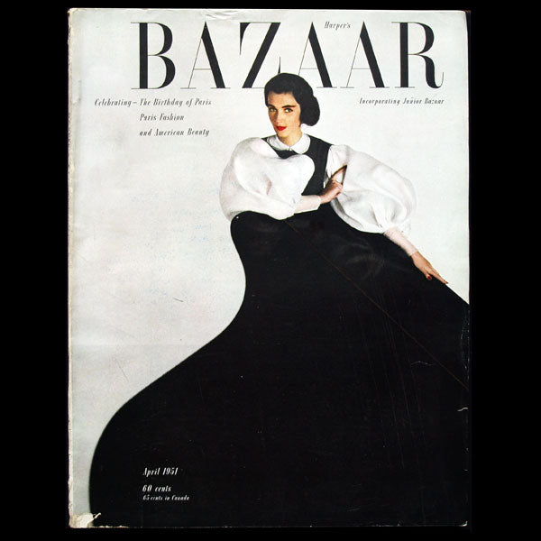 Harper's Bazaar (1951, avril), couverture d'Avedon