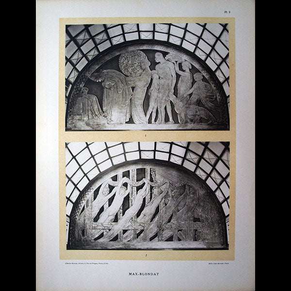 Rapin - La Sculpture Décorative Moderne, 2ème série, collection de l'exposition des Arts Décoratifs de 1925 (1926)