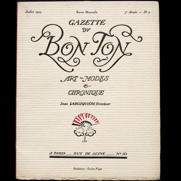 Gazette du Bon Ton (n°1, 1924)