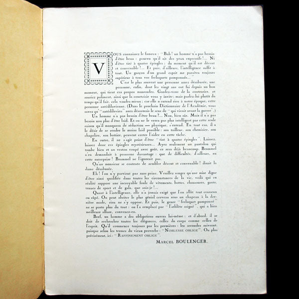 Gazette de Barclay, modes et élégances, n°2, automne 1924