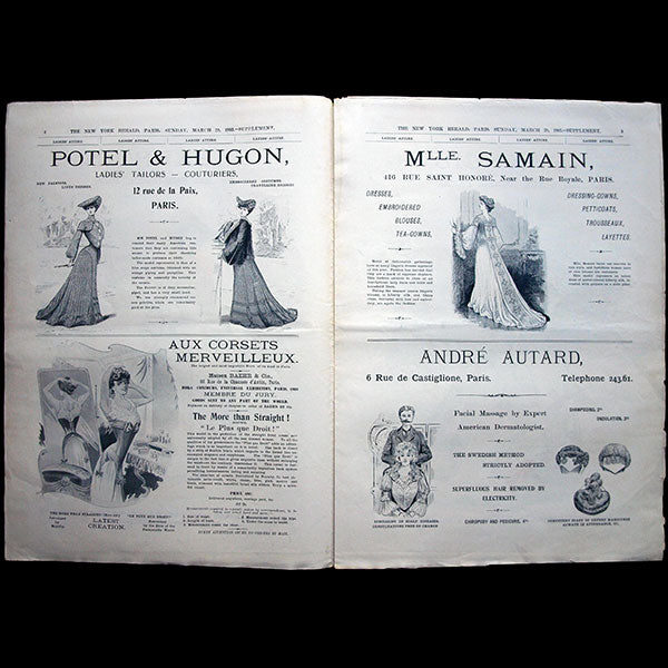 The New York Herald Fashion Supplement, March 29th, 1903