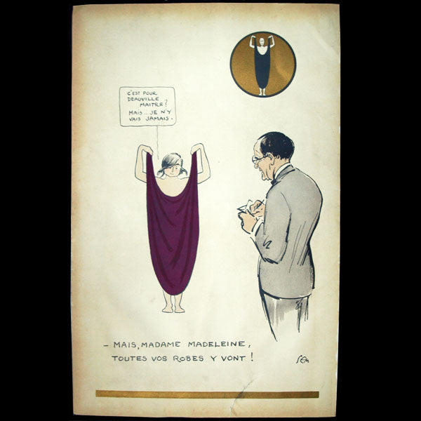 Vionnet - Madeleine Vionnet vue par SEM (1923)