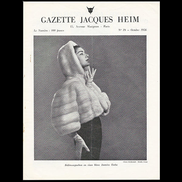 Heim - Gazette Jacques Heim, n°18 (1956, octobre), couverture de Werbroock