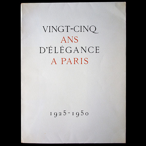 Rochas - Vingt-cinq ans d'élégance à Paris, par Marcel Rochas (1951)